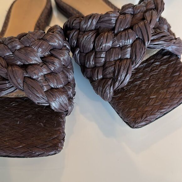 Bottega Veneta Brown Woven Sandals - Picture 5 of 7